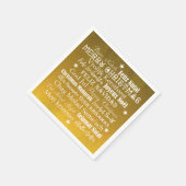 Verschillende talen van prettige kerst servet (Hoek)