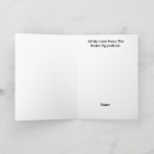Verschillende Teddibeer Grappige Koppel Kaart (Binnen)