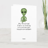 Verschillende uitheemse soorten, UFO, Gepersonalis Kaart (Achterkant)