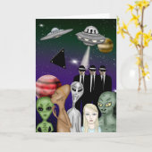 Verschillende uitheemse soorten, UFO, Gepersonalis Kaart (Gele Bloem)