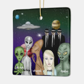 Verschillende uitheemse soorten, UFO, Gepersonalis Keramisch Ornament (Links)