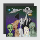 Verschillende uitheemse soorten, UFO, planetenwerk (Voorkant / Achterkant)