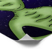 Verschillende uitheemse soorten, UFO, planetenwerk Poster (Hoek)