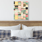 Verschillende vormen Moderne Kleurrijke Verpakte K Canvas Afdruk (Insitu (Slaapkamer))