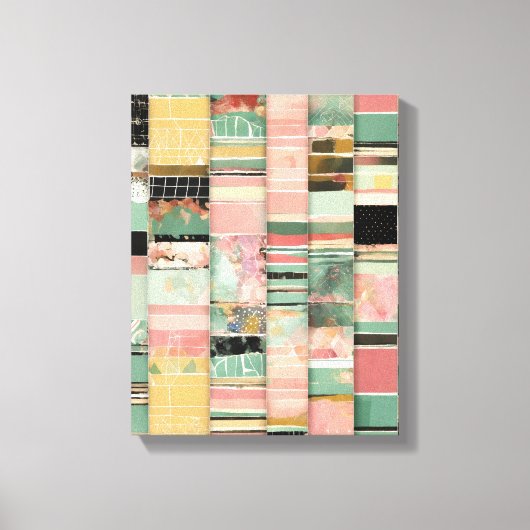 Verschillende vormen Moderne Kleurrijke Verpakte K Canvas Afdruk (Voorkant)