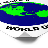 Verschillende wereld poster (Hoek)