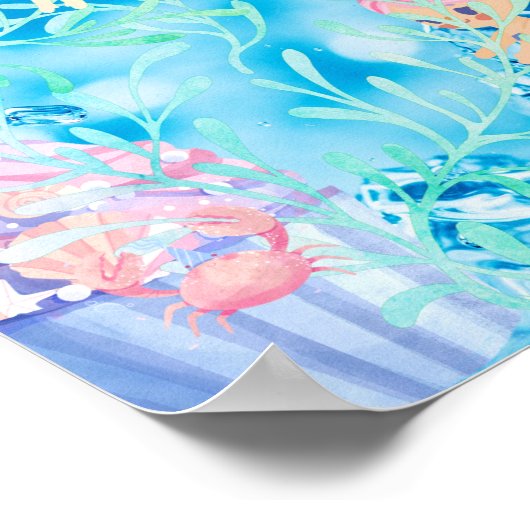 verschillende zeemeermin poster (Hoek)