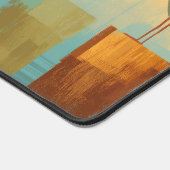 Verschillende zeevogels op palen neergestreken bureaumat (Hoek)