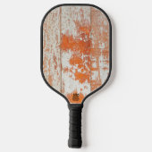 Verschoten hout van een schuur pickleball paddle (Achterkant)
