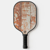 Verschoten hout van een schuur pickleball paddle (Voorkant)