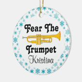 Verschrik de Trumpet Persoonlijke Muziek Ornament (Links)