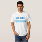 Verschrik je outfit. t-shirt (Voorkant volledig)