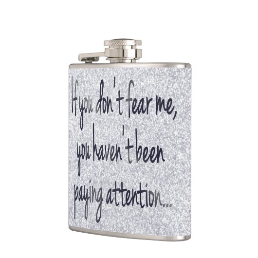 Verschrik me balk | Fun Cocky Gamer Funny Quote Hu Heupfles (Links)