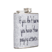 Verschrik me balk | Fun Cocky Gamer Funny Quote Hu Heupfles (Rechts)