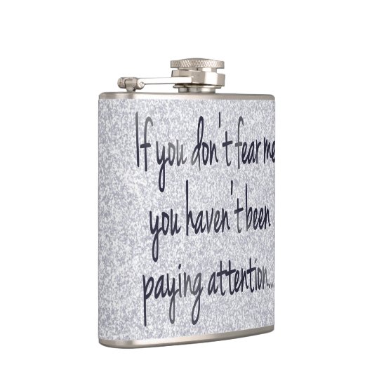 Verschrik me balk | Fun Cocky Gamer Funny Quote Hu Heupfles (Rechts)