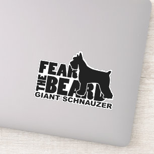 Verschrik voor het winkelwagentje voor Giant Schna Sticker