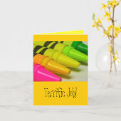 Verschrikkelijk Baan! Kaart (Gele Bloem)