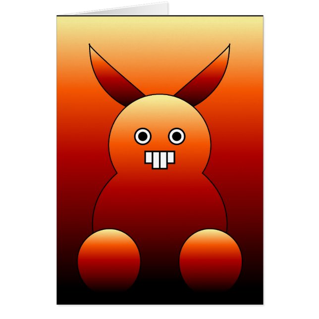 Verschrikkelijk Bunny Monster. (Voorkant)