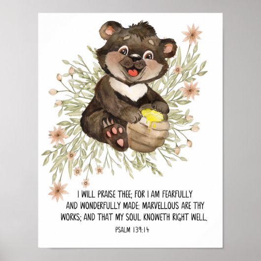 Verschrikkelijk en Wonderbaar Gemaakt, Schrift, Ki Poster (Voorkant)