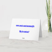 Verschrikkelijk grappige verjaardagskaart kaart (Achterkant)