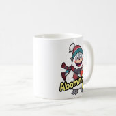 Verschrikkelijk koel Winter Yeti Design Koffiemok (Voorkant rechts)