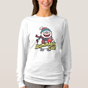 Verschrikkelijk koel Winter Yeti Design T-shirt