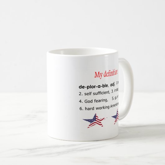 Verschrikkelijk, mijn definitie koffiemok (Voorkant rechts)