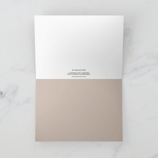 Verschrikkelijk schrijfbonnetje kaart (Binnen)