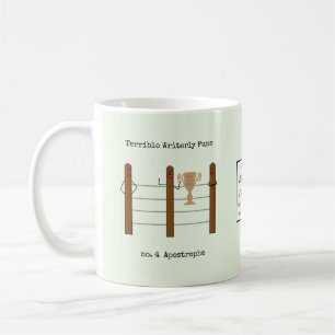 Verschrikkelijk schrijfbonnetje koffiemok