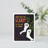 Verschrikkelijk Smelly Halloween Socks Briefkaart (Staand voorkant)