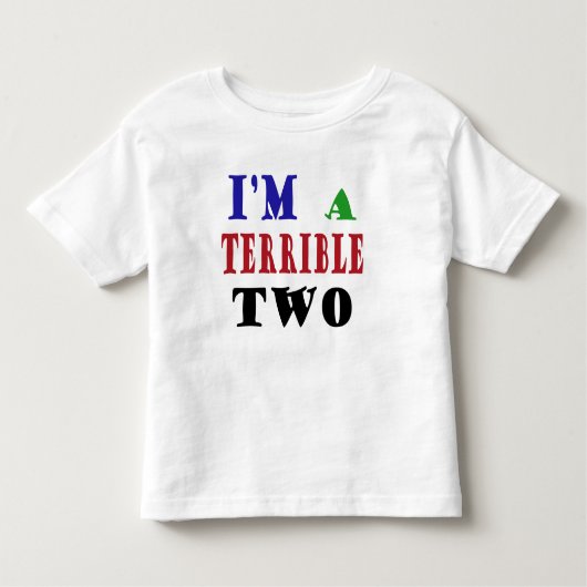 Verschrikkelijk TWEE! Kinder Shirts (Voorkant)