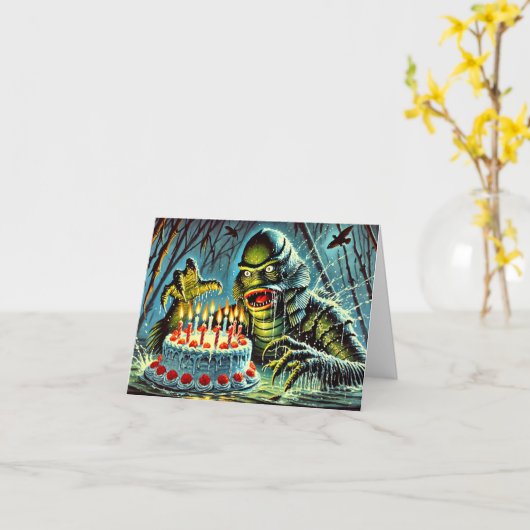 Verschrikkelijk Verjaardag Kaart (Gele Bloem)