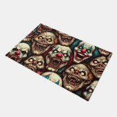 Verschrikkelijke Clowns Halloween Deurmat (Schuin)