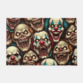 Verschrikkelijke Clowns Halloween Deurmat (Voorkant)