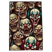 Verschrikkelijke Clowns Halloween Party Medium Cadeauzakje (Achterkant)