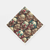 Verschrikkelijke Clowns Halloween Party Servet (Hoek)