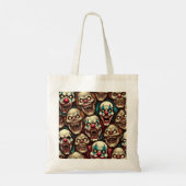 Verschrikkelijke Clowns Halloween Tote Bag (Achterkant)