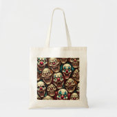 Verschrikkelijke Clowns Halloween Tote Bag (Voorkant)