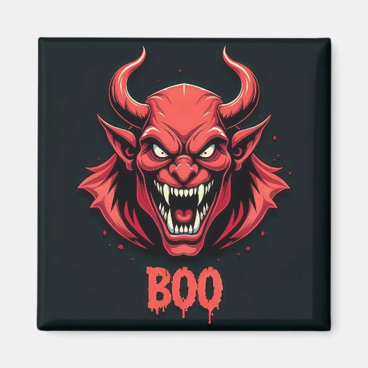 Verschrikkelijke demon magneet (Voorkant)