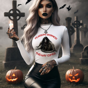 Verschrikkelijke Duisternis Halloween Tri-Blend Shirt