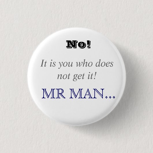 Verschrikkelijke geschiedenis de heer Man Ronde Button 3,2 Cm (Voorkant)