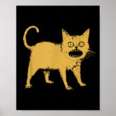 Verschrikkelijke Japanse kat Poster (Voorkant)