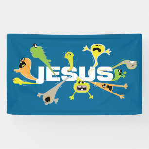 Verschrikkelijke Jezus Spandoek