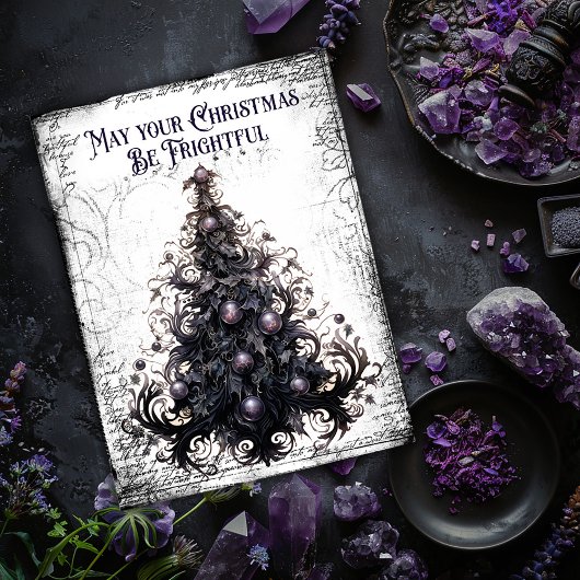 Verschrikkelijke Kerstkaart Bedankkaart