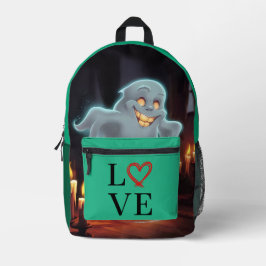 Verschrikkelijke rugzak. bedrukte rugzak