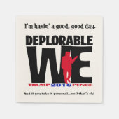 Verschrikkelijke servetten voor het feest! (Voorkant)