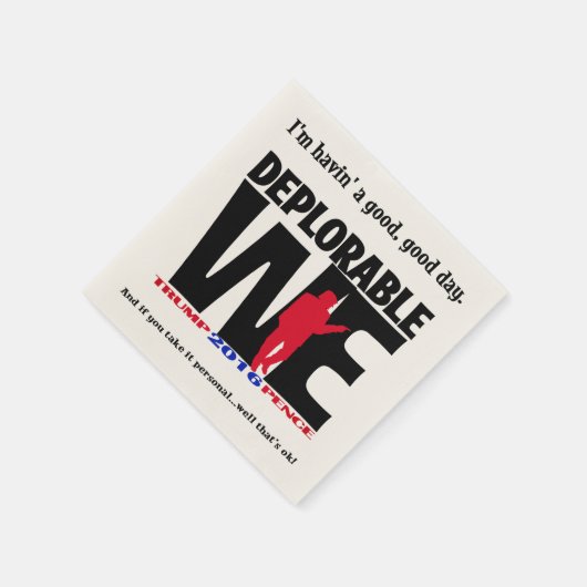 Verschrikkelijke servetten voor het feest! (Hoek)