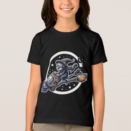 Verschrikkelijke vlucht: De heks Halloween Tech Tr Tri-Blend Shirt (Voorkant)