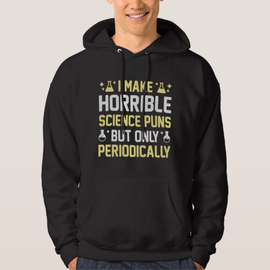 Verschrikkelijke wetenschapspuns hoodie (Voorkant)