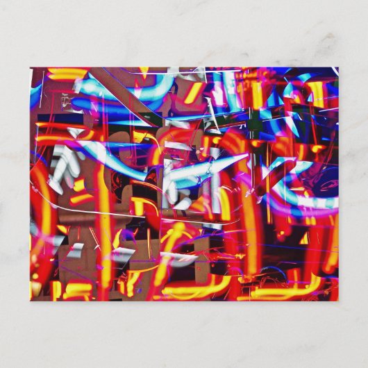 verschrompelde lichten briefkaart (Voorkant)